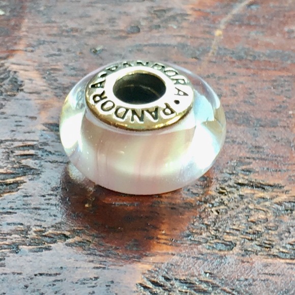 Pandora Pink Candy Stripes Charm 💎Retired💎🌸 - Picture 3 of 5